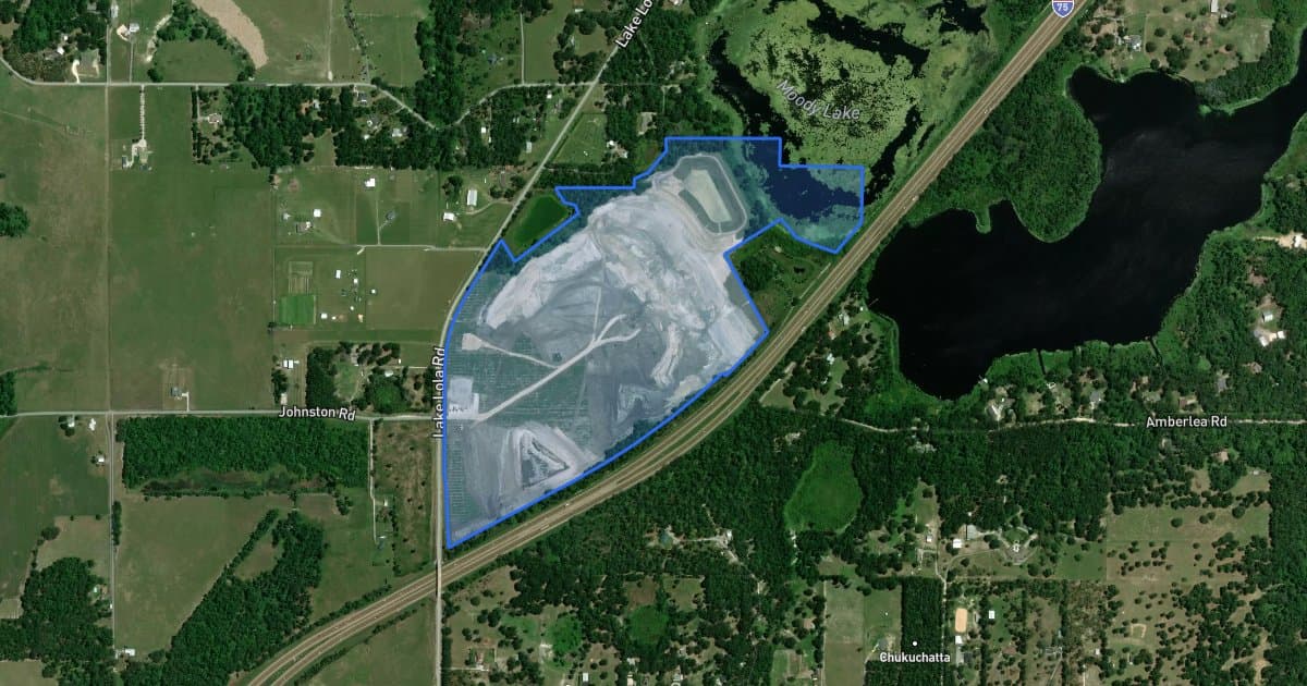 Parcel map for North Pasco RV Resort Maintenance Building