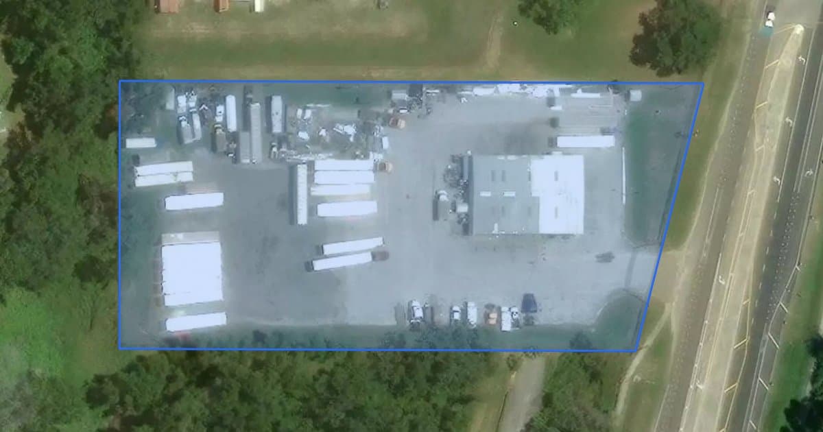 Parcel map for High Ridge Lot 1 - Carport